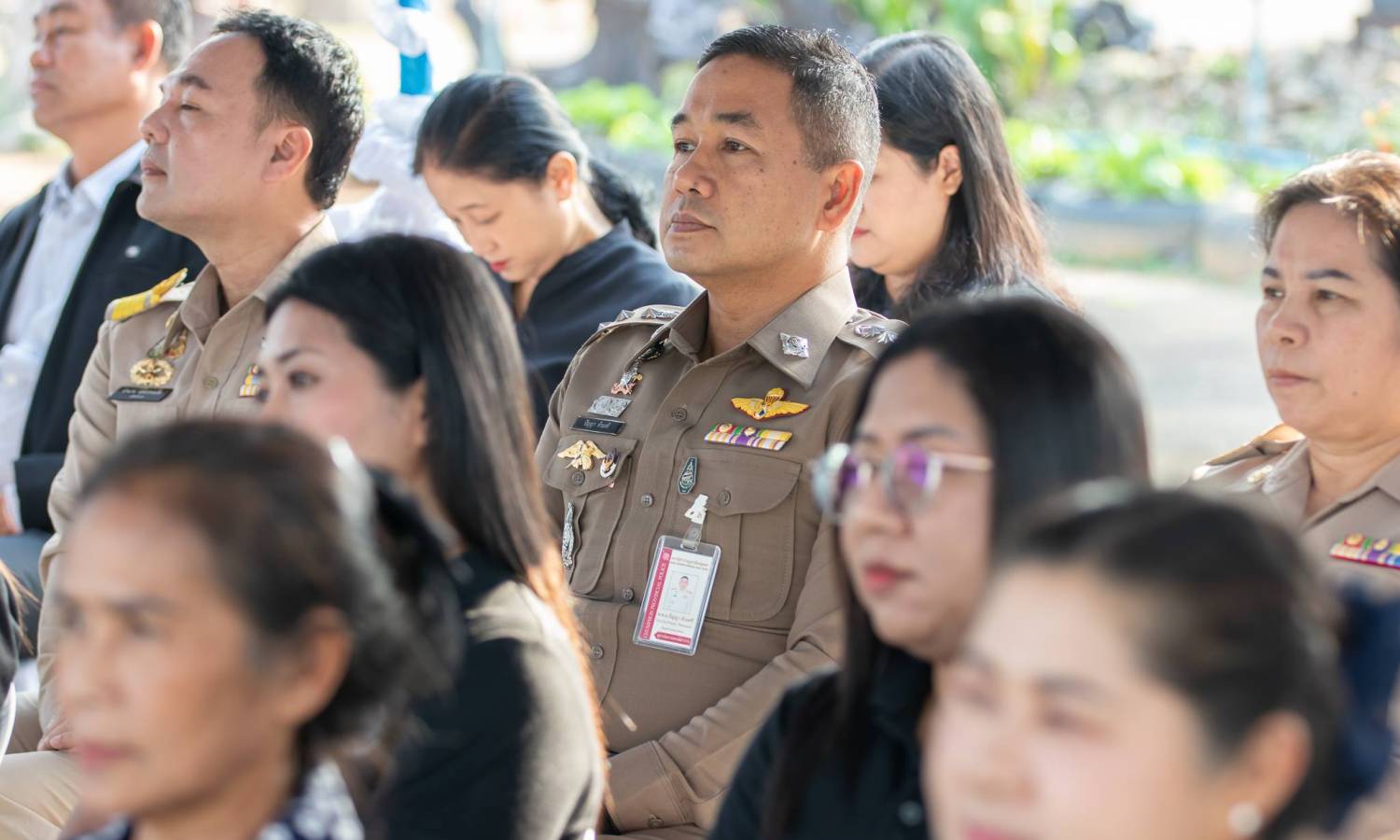 พ.ต.อ.ปัญญา ท้วมศรี ผกก.สภ.เมืองชุมพร เข้าร่วมเป็นเกียรติเนื่องในวันคล้ายวันสถาปนากองอาสารักษาดินแดน ครบรอบ 72 ปี เพื่อระลึกถึงวีรกรรมของเหล่าวีรชนกองอาสารักษาดินแดน ที่ได้ทุ่มเทเสียสละพลีชีพเพื่อรักษาประเทศชาติ